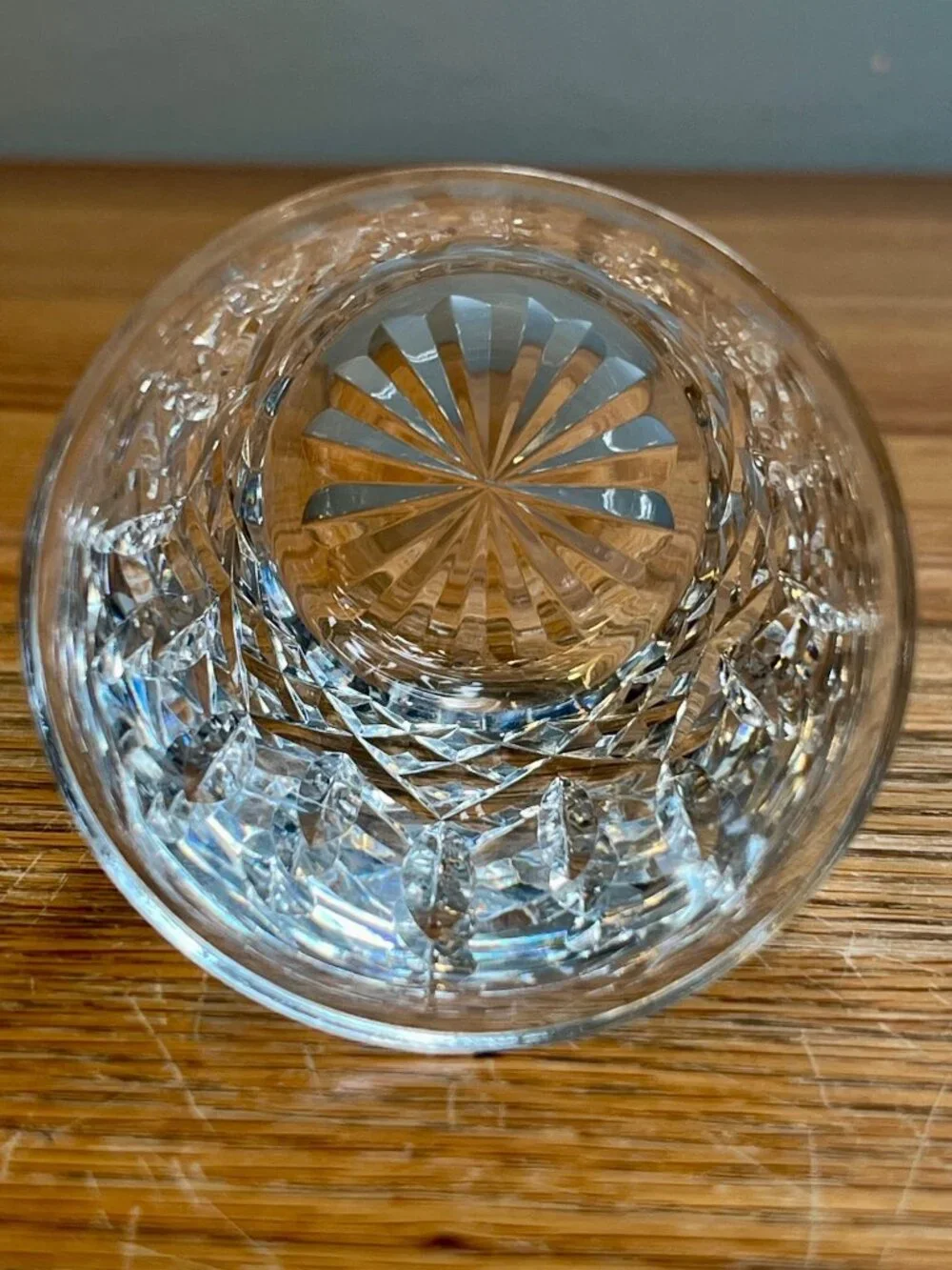 Set of 4 Vintage Waterford Crystal 5 ounce Flat Tumbler Glasses, Lismore Patte
